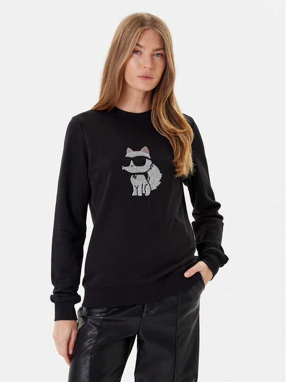

Свитшот regular fit A3W20066 Karl Lagerfeld, чёрный