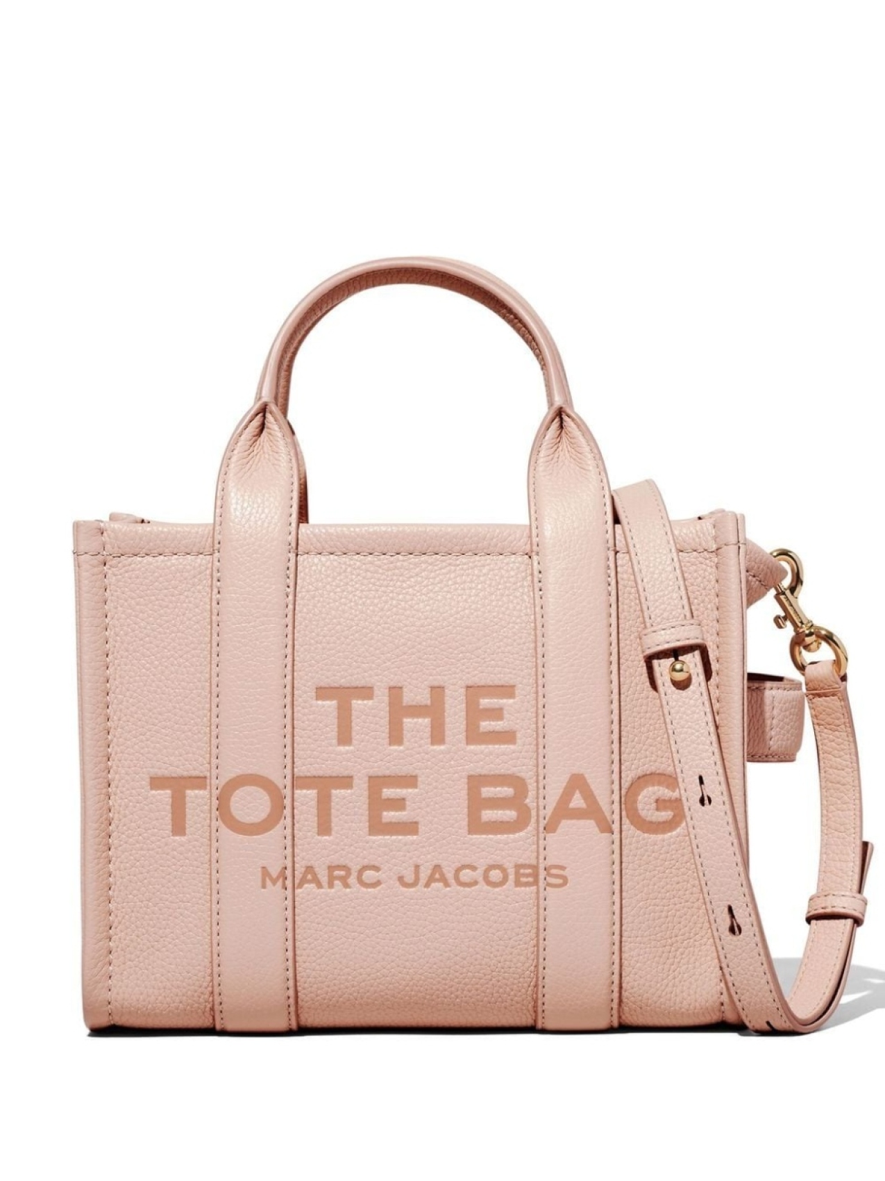 

Marc Jacobs маленькая сумка The Leather Tote, нейтральный цвет