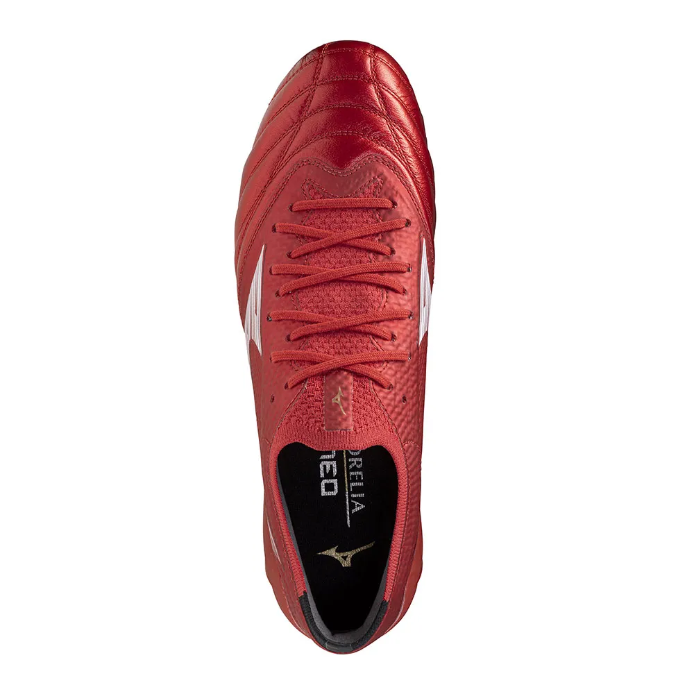 Футбольные бутсы Mizuno Morelia Neo IV Beta Elite FG, красный — фото 4