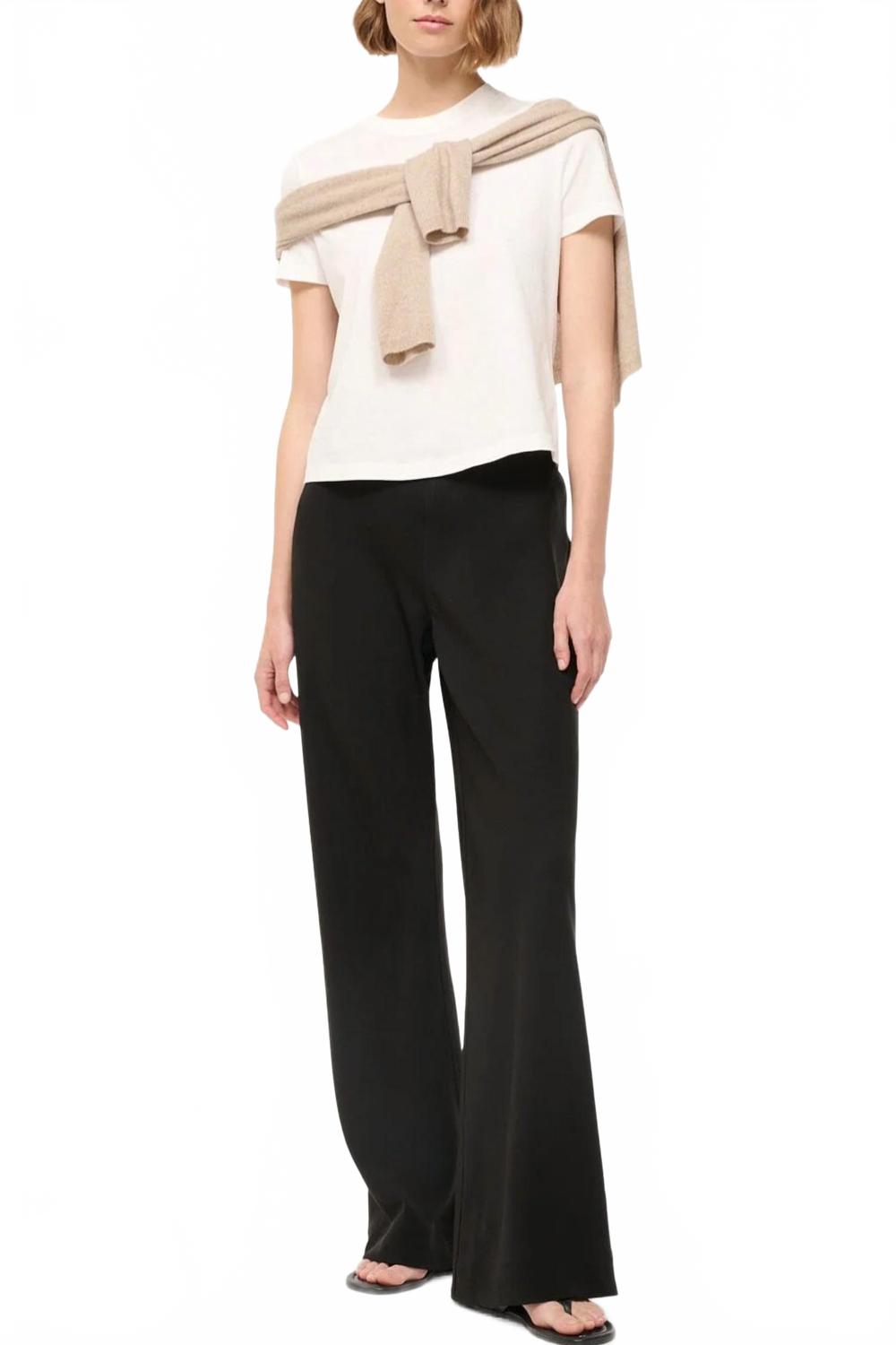 

STAUD Брюки прямого кроя Stroll, черные