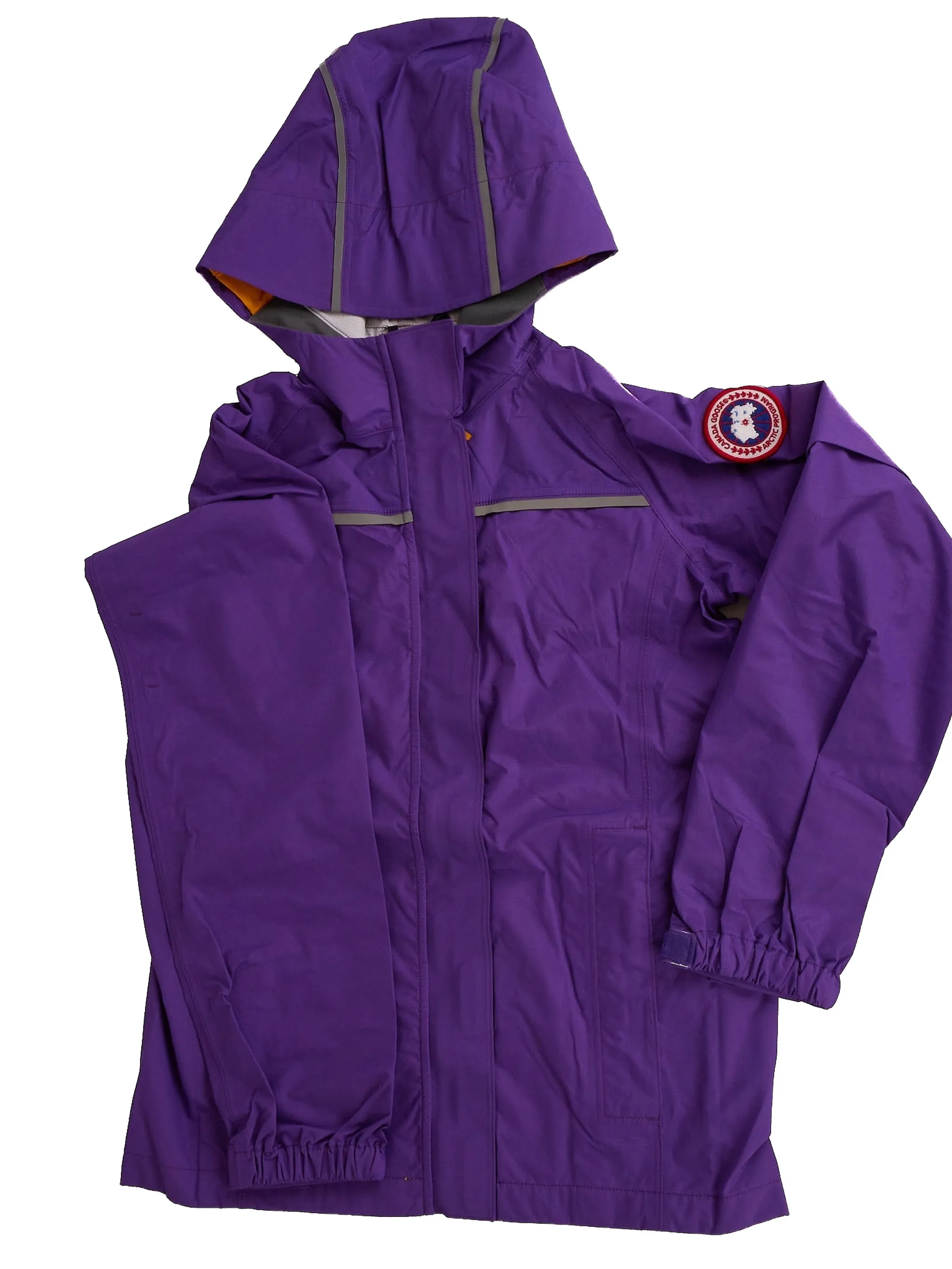 Куртка с капюшоном с нашивкой с логотипом Canada Goose Kids, фиолетовый — фото 2