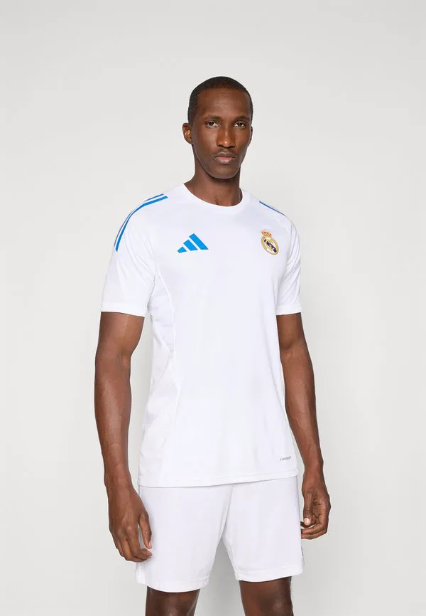 Футболка для тренировок "реал мадрид" сезона 25/26 tiro25, клубная форма. Adidas Performance, White