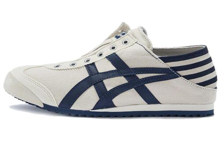 

Кроссовки Onitsuka Tiger Mexico 66 Paraty Natural Navy, бежевый/темно-синий