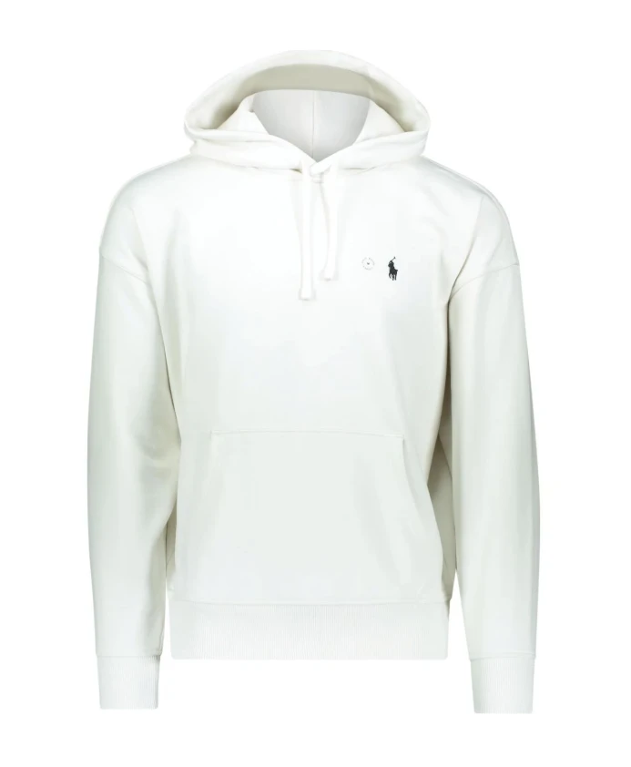 

Худи свободного кроя с логотипом Polo Ralph Lauren, белый