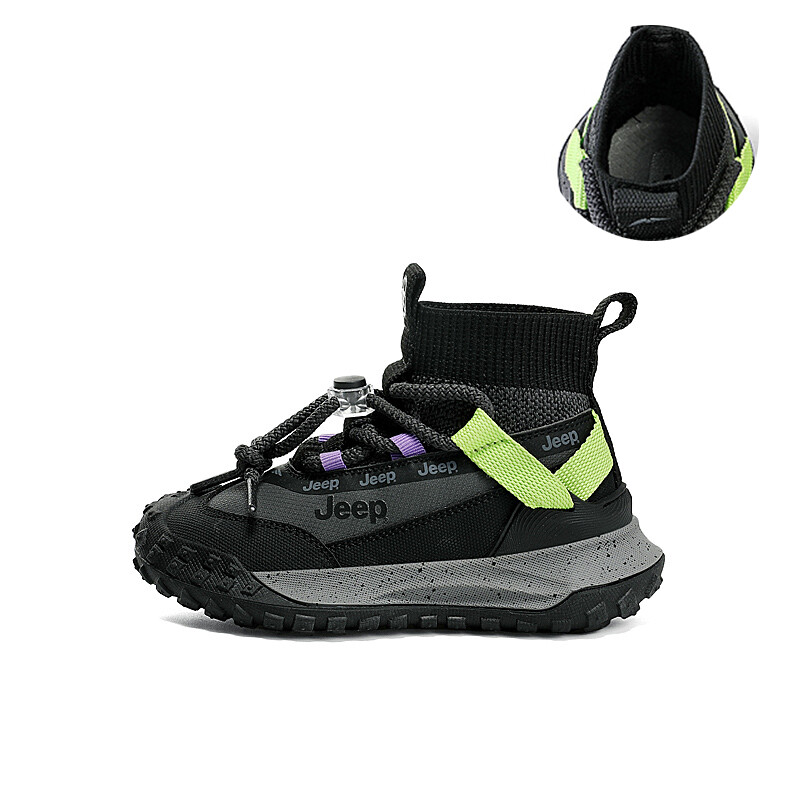 

Кроссовки Jeep Kids Lifestyle Shoes Kids High-top Black, черный