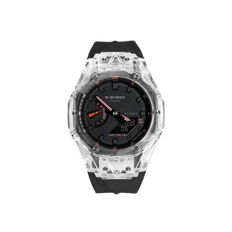 

Унисекс часы CASIO серии с двойным дисплеем жидкокристаллическим/аналоговым черные