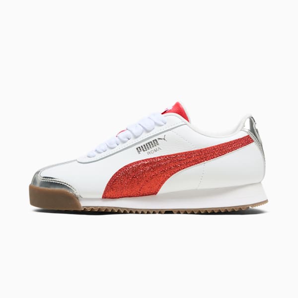 

Кроссовки для больших детей Roma 24 Holiday Glitz Puma, белый
