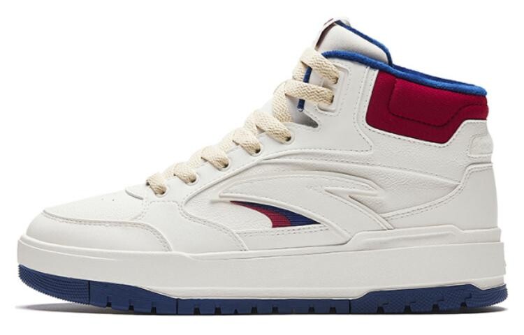 

Кроссовки ANTA Skateboarding Shoes Men High-top Ivory/red Pepper, красный