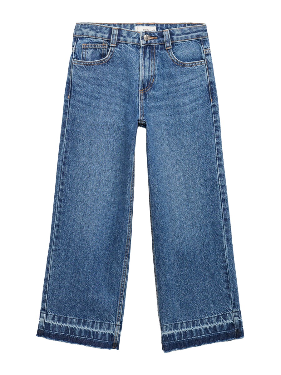 

Джинсы с широкими штанинами MANGO KIDS WIDETO, синий