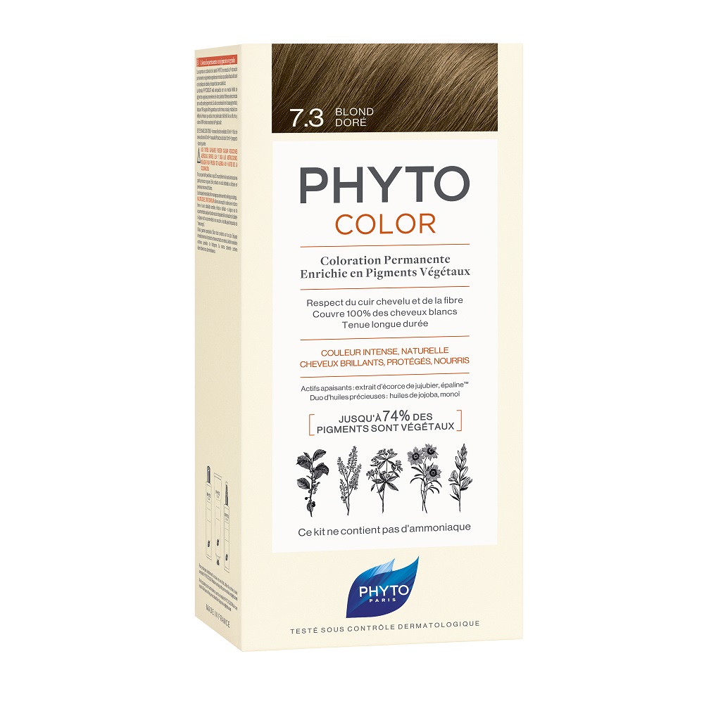 

Краска для волос color hair dye Phyto, цвет nr. 7.3, 112 мл