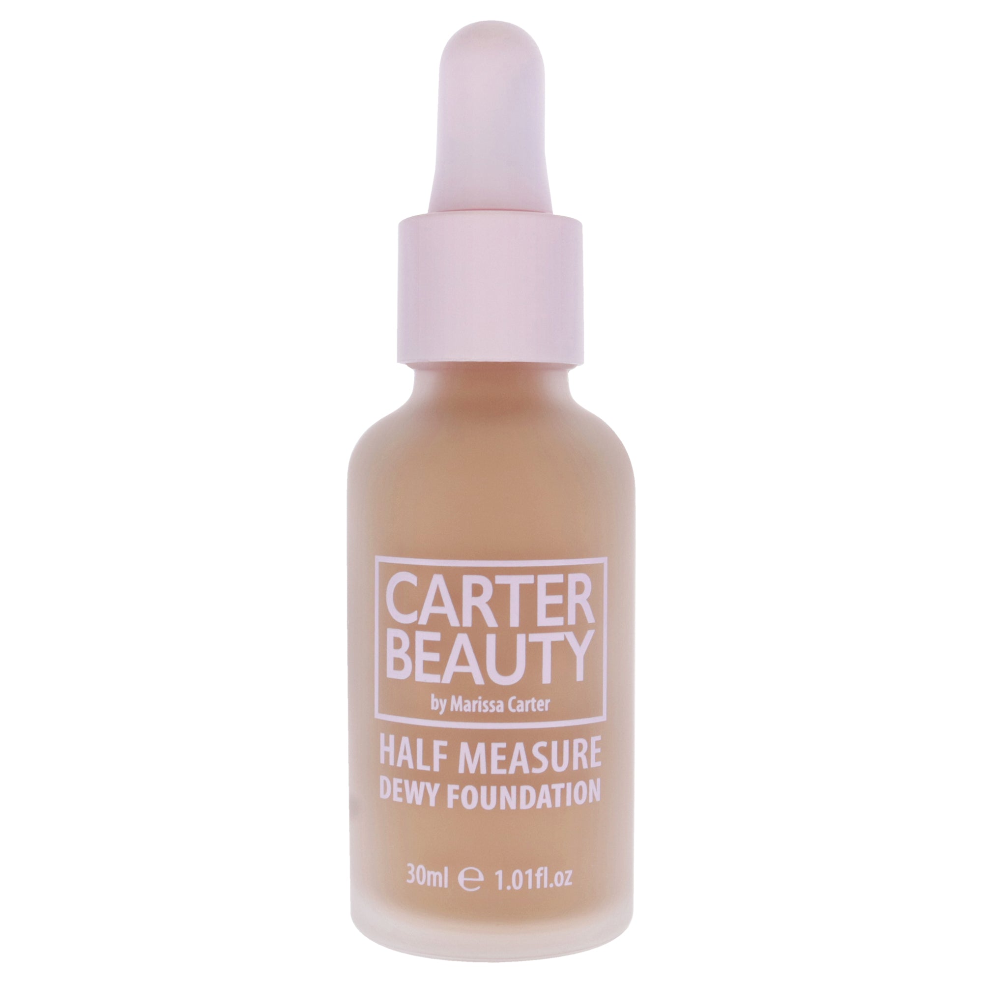 

Тональный крем Half Measure Dewy Foundation - Banoffee от Carter Beauty для женщин - 1,01 унции, прозрачный