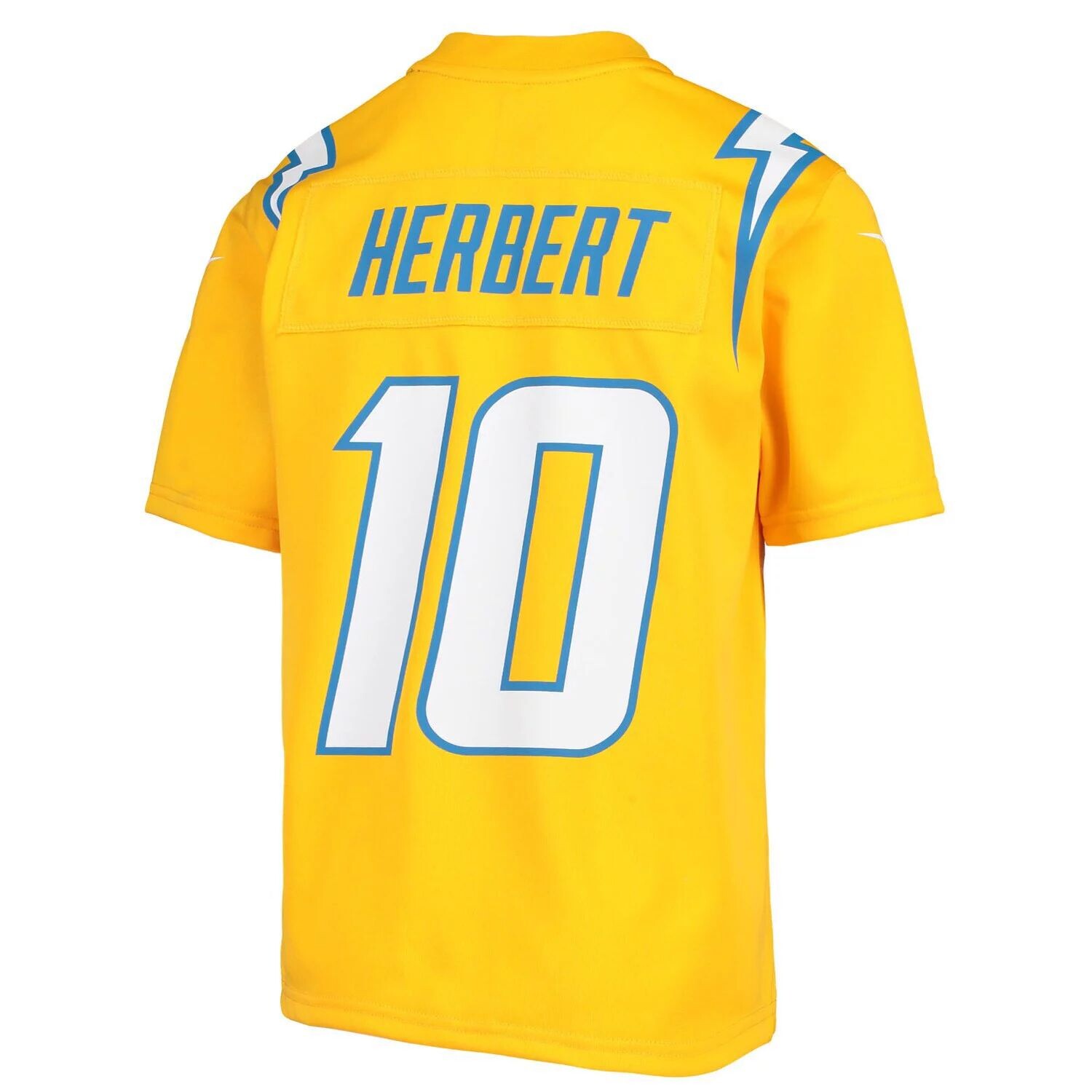 Молодежный джерси Nike Justin Herbert Gold Los Angeles Chargers Inverted Team Game Nike — фото 3