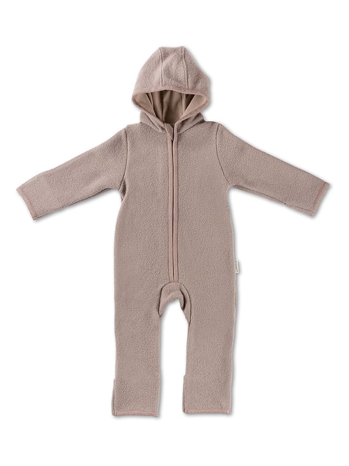 

Комбинезон из шерстяного флиса бежевого цвета Hofbrucker