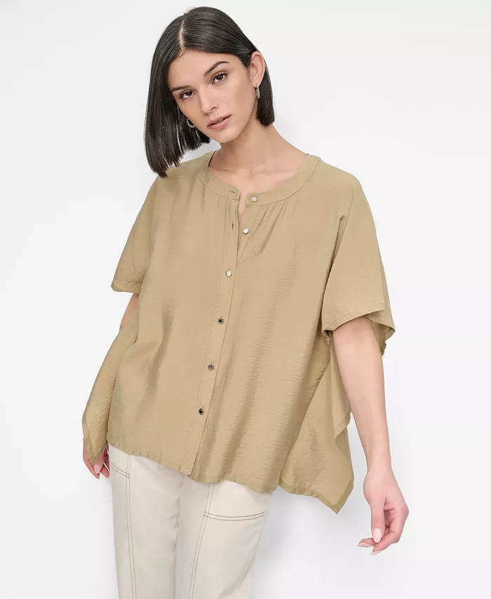 

Женская блузка из шифона Flowy Voile DKNY, зеленый