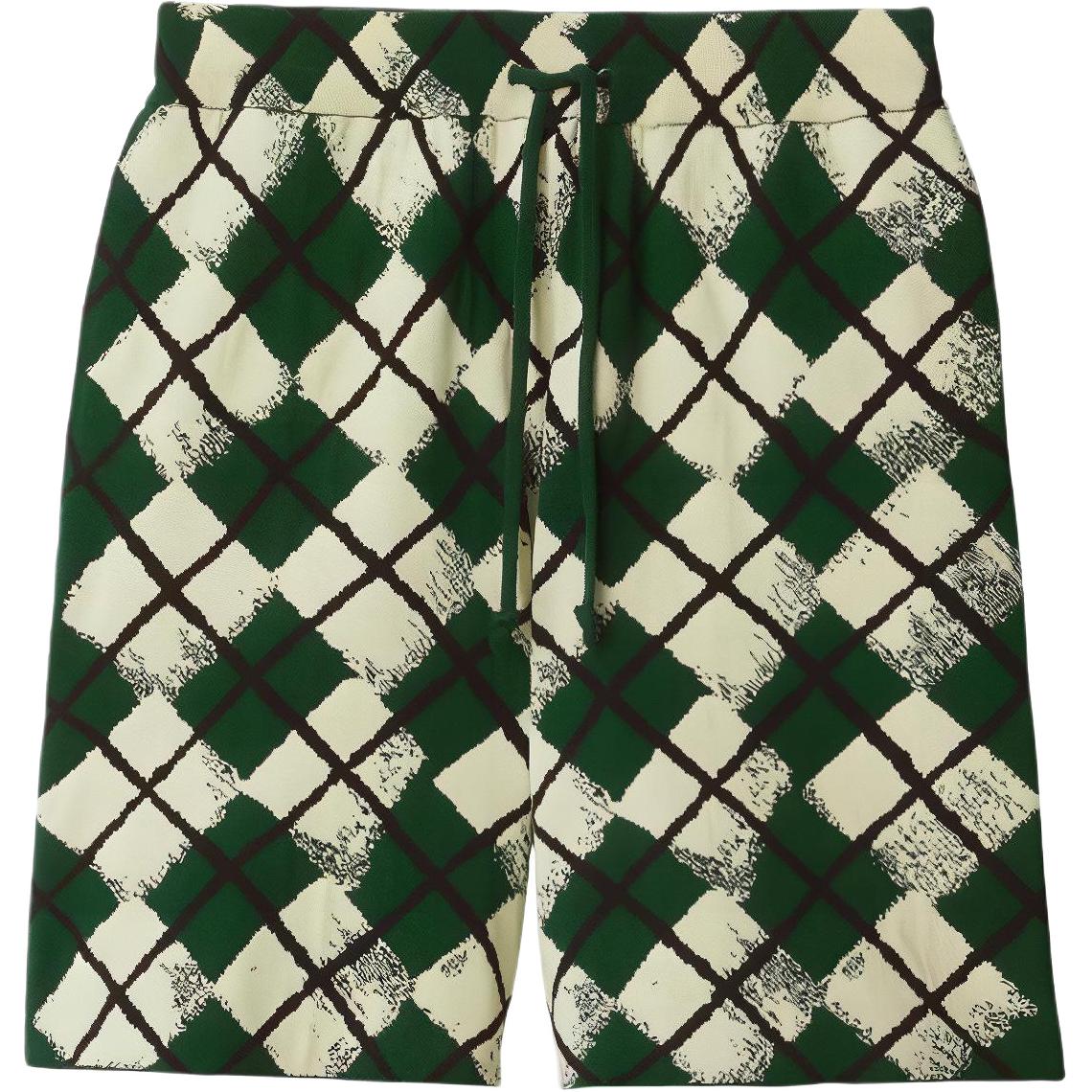

SS24 Повседневные шорты мужские Burberry, Плющевый зеленый
