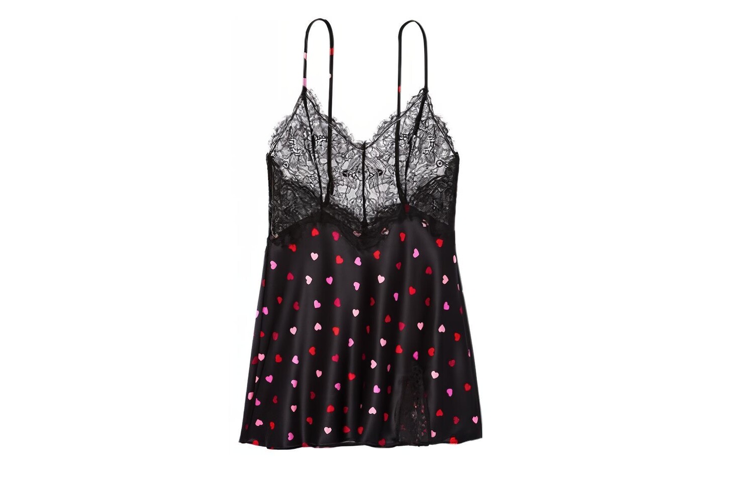 

Женские ночные рубашки Victoria's Secret, цвет Black love print