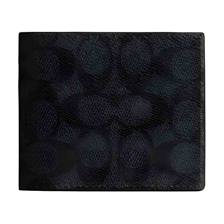 

COACH Кожаный бумажник на молнии, Black