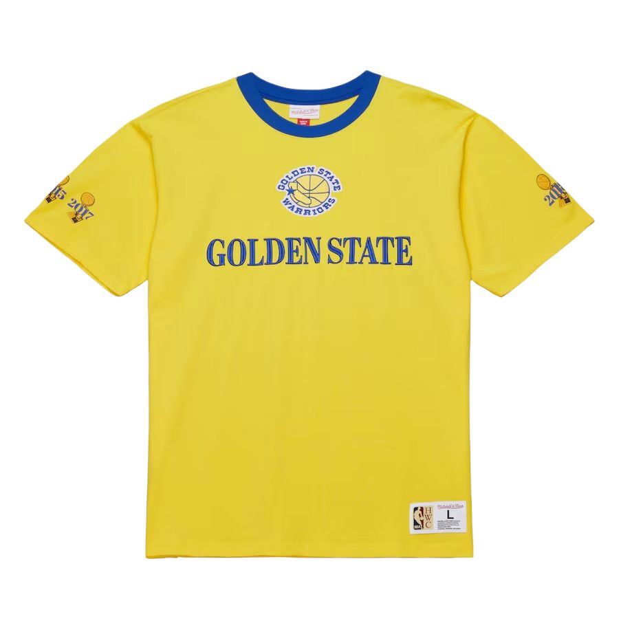 

Mitchell Ness Футболка Mitchell & Ness x NBA Golden State Warriors мужская gold