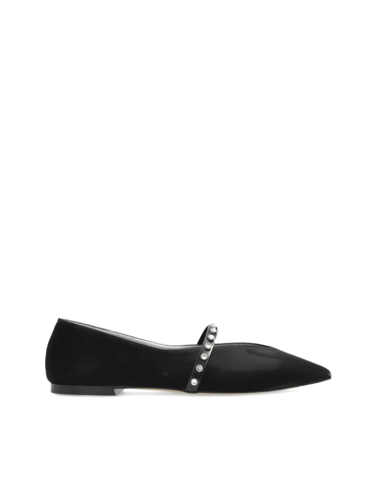 Балетки с заклепками Alexander McQueen, черный