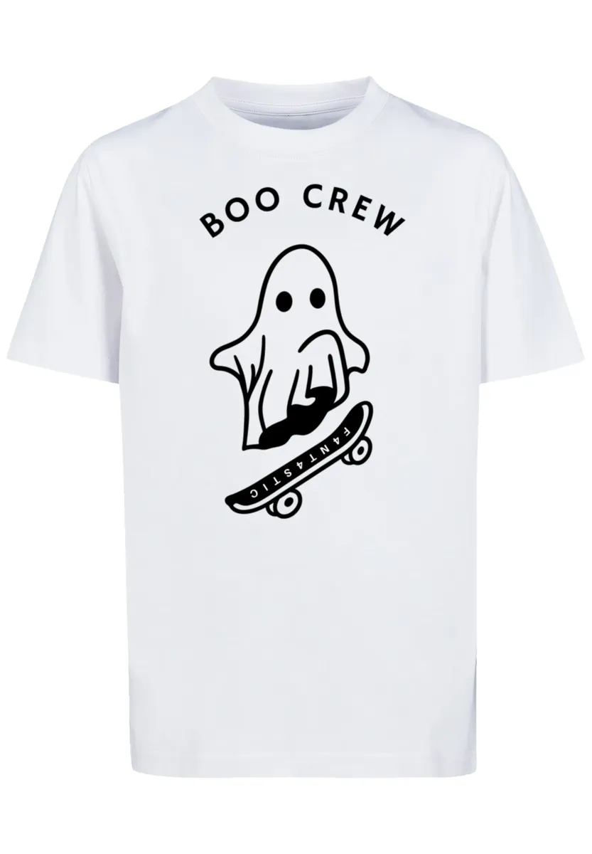 

Футболка F4NT4STIC "Boo Crew Halloween", принт, белый