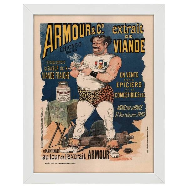 

Рамка для фотографий LegendArte Poster Armour & Co., белый