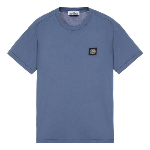 

Футболка compass patch logo t-shirt 'avio blue' Stone Island, синий