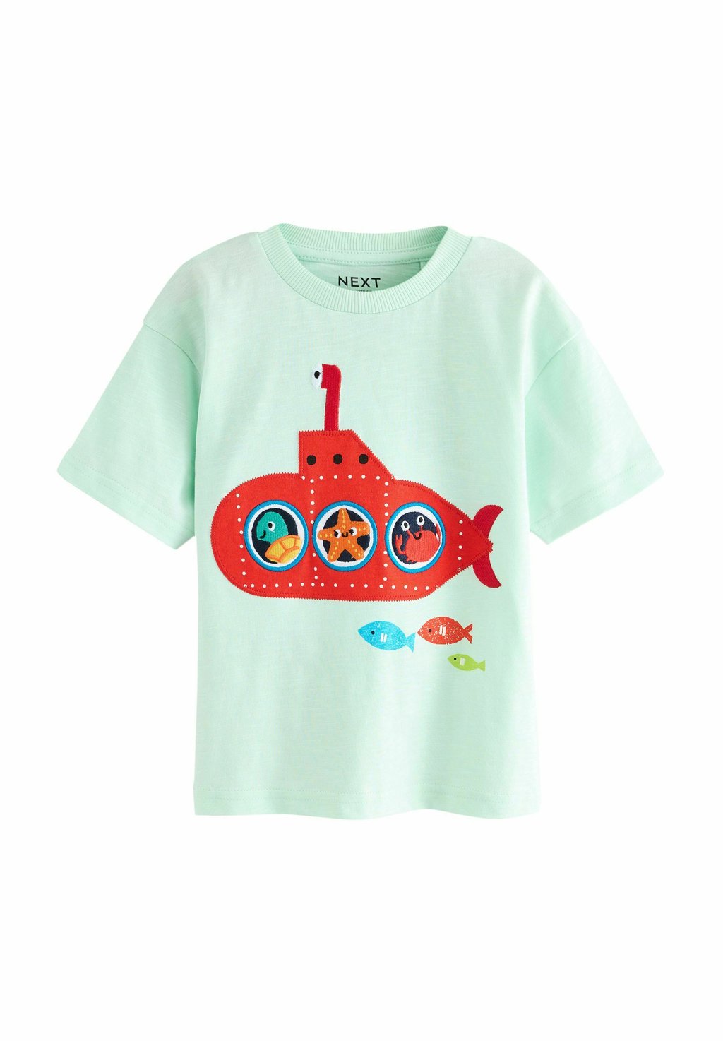 

Футболка с принтом REGULAR FIT SHORT SLEEVE INTERACTIVE APPLIQUÉ Next, зеленый