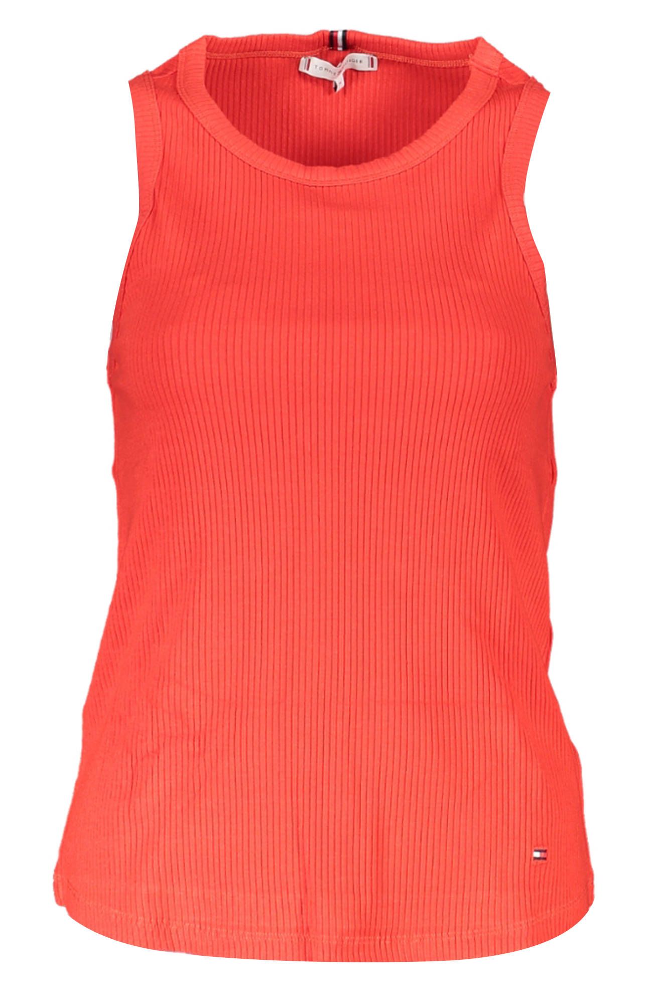 

Красный женский топ из эластана Tommy Hilfiger
