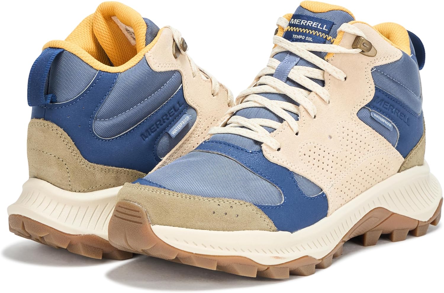Мужские водонепроницаемые ботинки Merrell Tempo Sol Mid, Indigo — фото 3