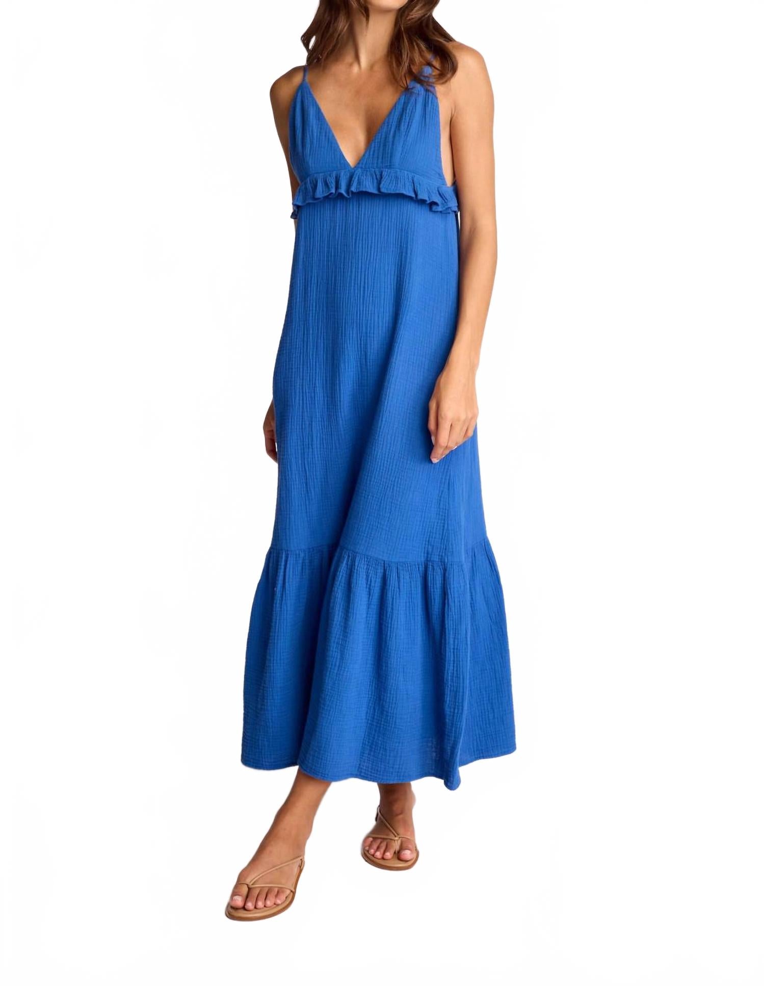 

Платье Garnet в олимпийском синем Sundays