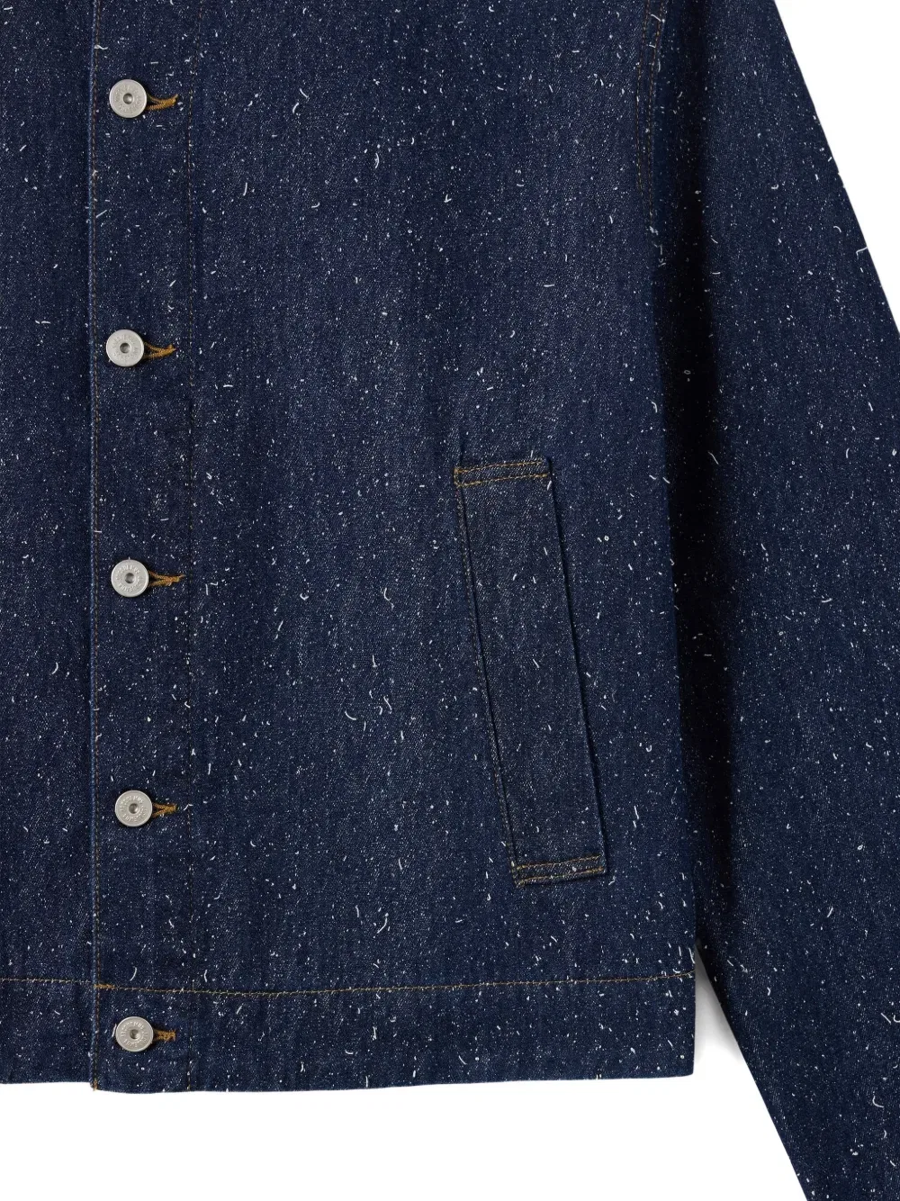 Джинсовая куртка с прорезными карманами Jacquemus, синий — фото 2