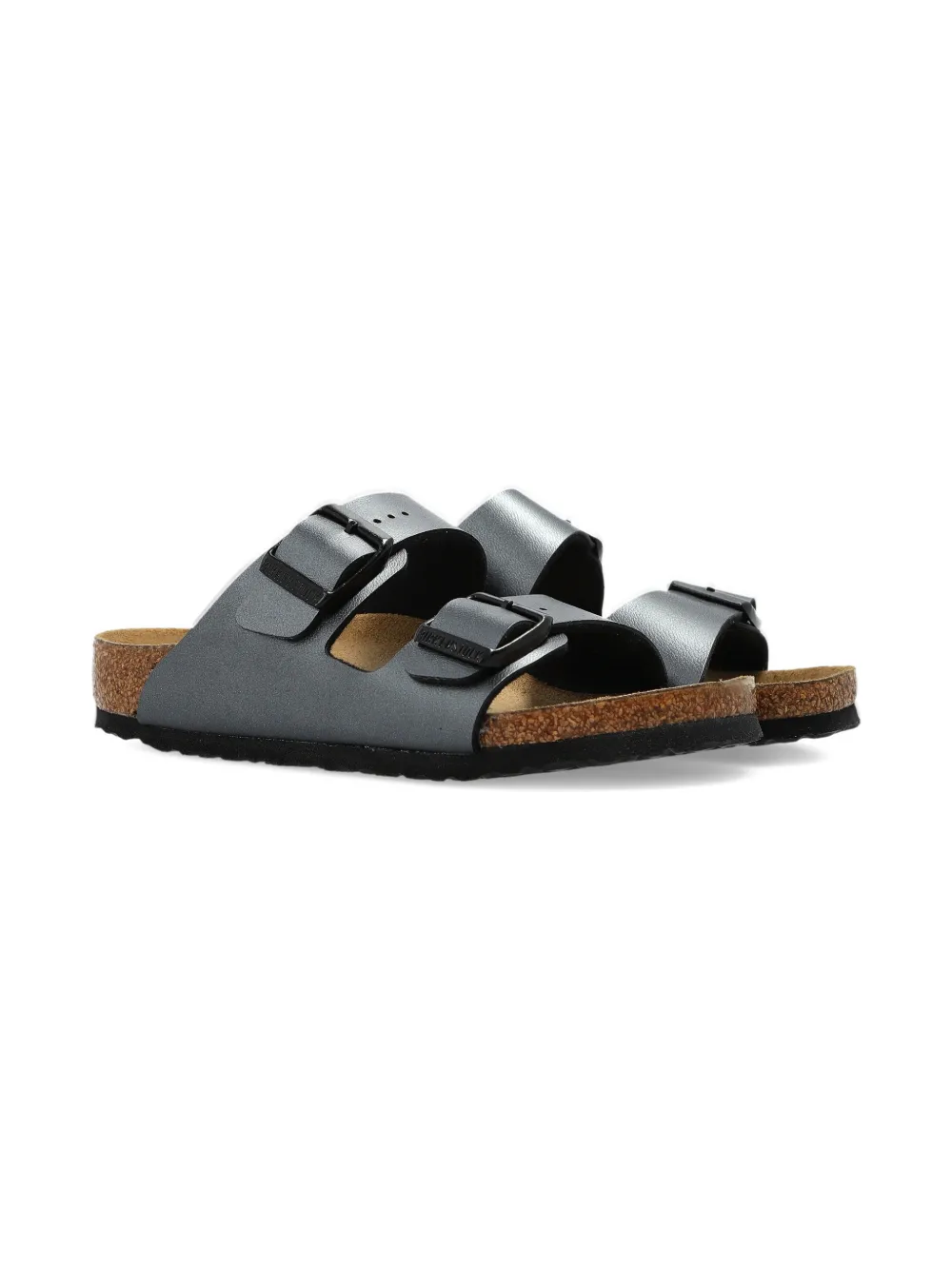 

Босоножки arizona с ремешками и пряжками Birkenstock Kids, серый