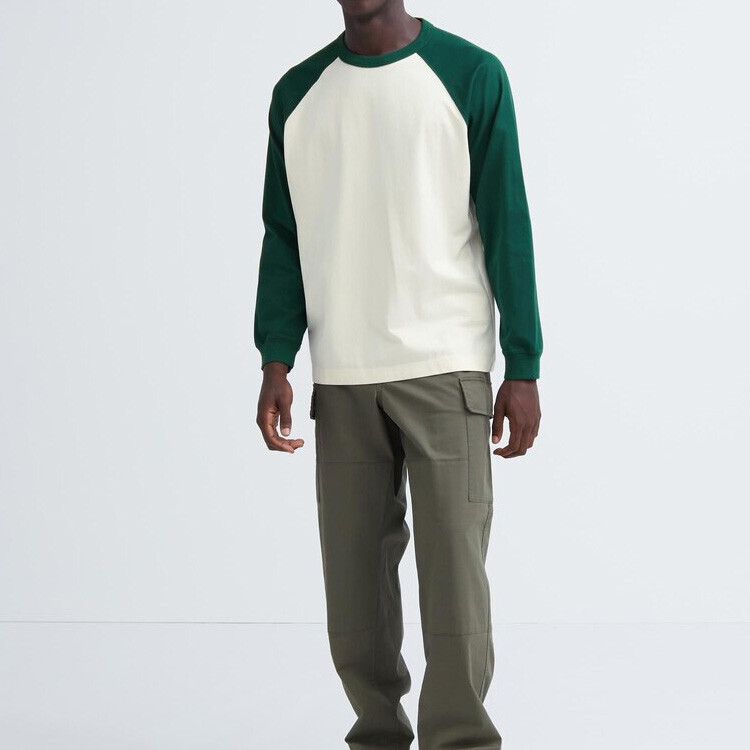 Футболка мужская Uniqlo бирюзовая — фото 3