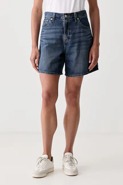 Шорты джинсовые High багги Short Achieve Everything Levi's, синий