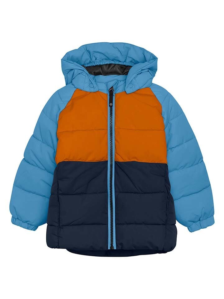 

Стеганая куртка Color Kids Steppjacke, цвет Blau/Orange/Dunkelblau