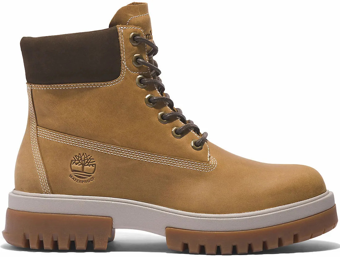 Мужские ботинки Timberland ARBOR ROAD на шнуровке водонепроницаемые, горчичный — фото 2