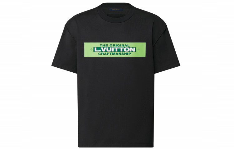 

Louis Vuitton L.Vuitton Футболка с принтом Черная, цвет Come with Original Gift Bag