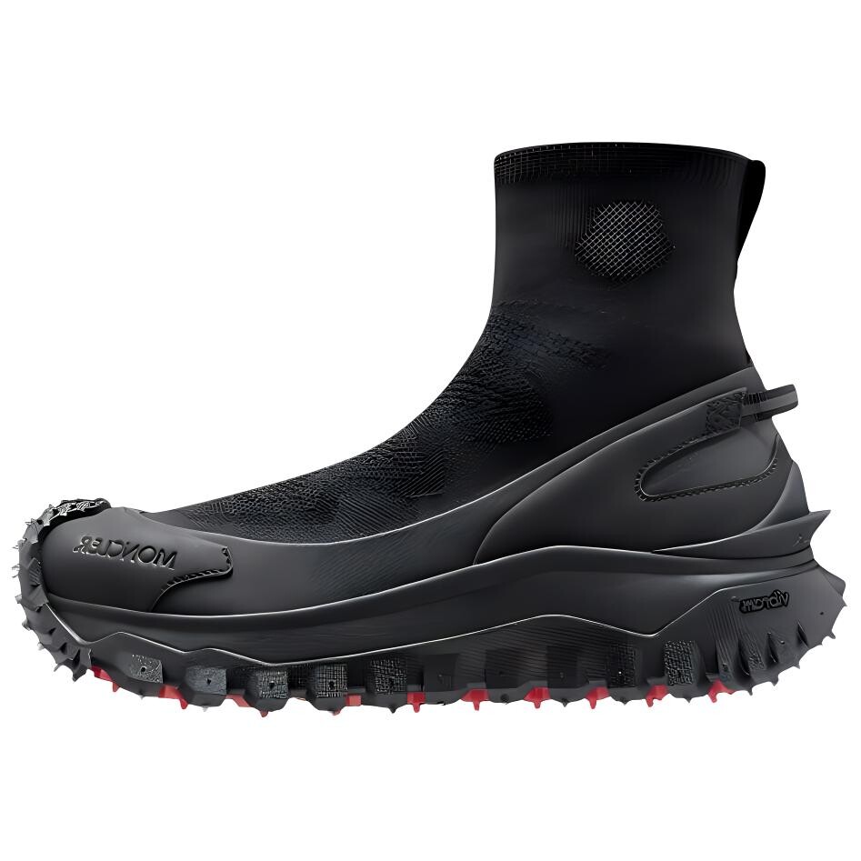 

Кроссовки мужские Trailgrip Moncler высокие, черный