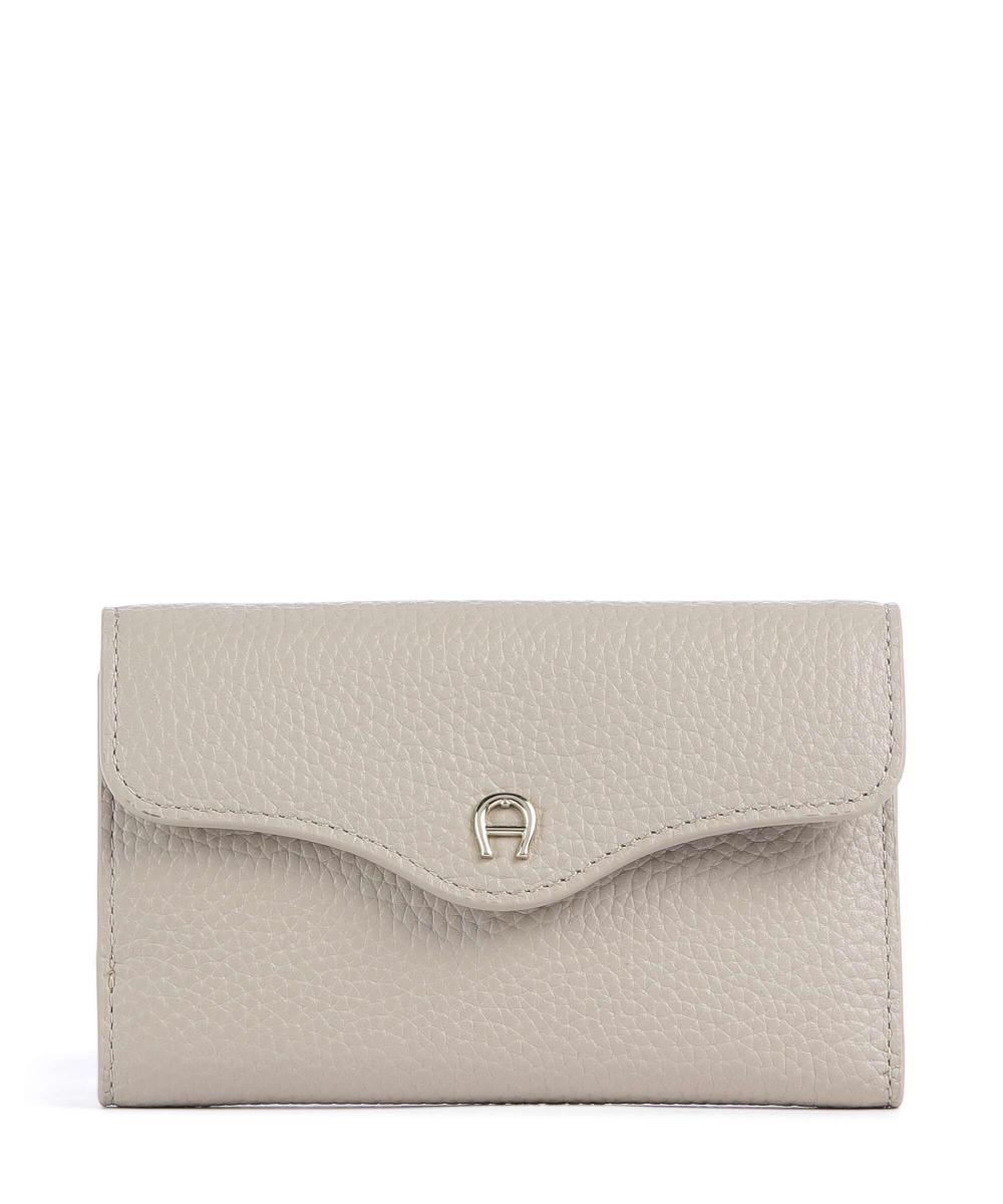 

Кошелек Elsa RFID из зернистой коровьей кожи Aigner, бежевый