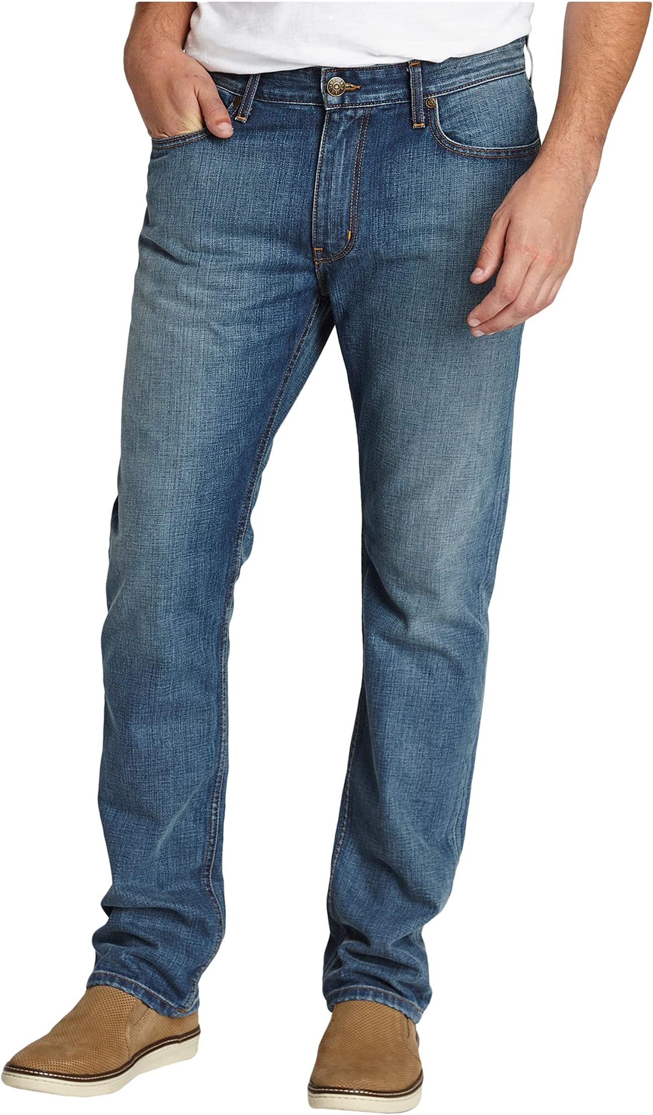 

Джинсы Johnston & Murphy Denim Jeans in Light Wash, цвет Light Wash
