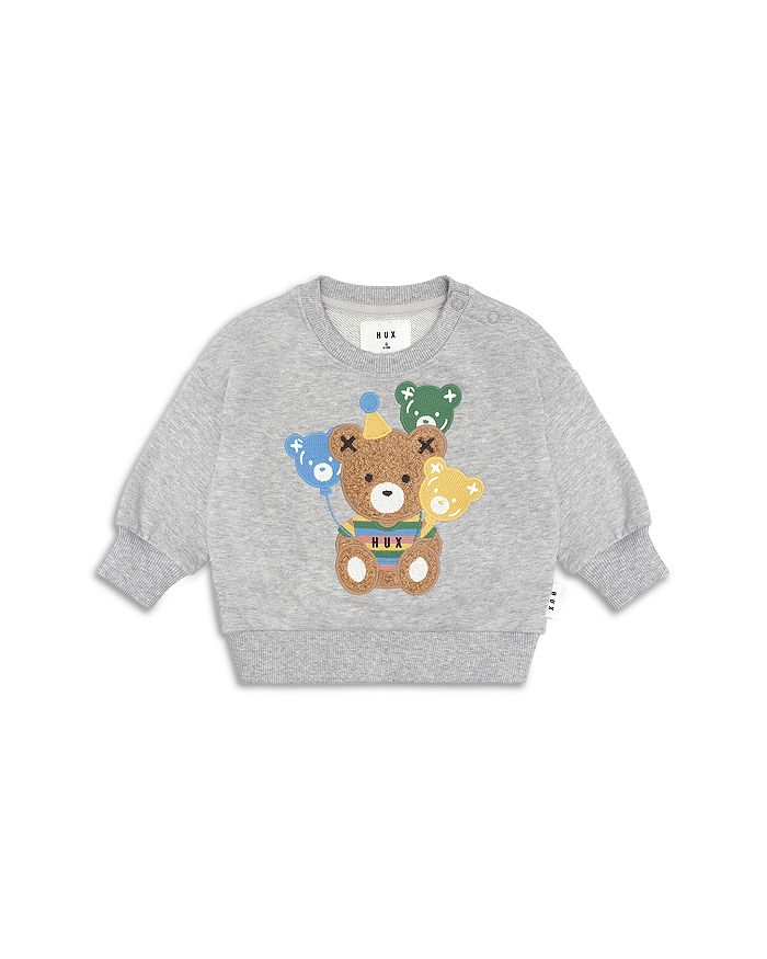 

Унисекс-вечеринка Hux Bear Свитшот - Малыш, Малыш Huxbaby, серый