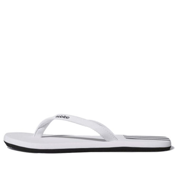 Тапочки eezay flip-flops slides white/black Adidas, белый