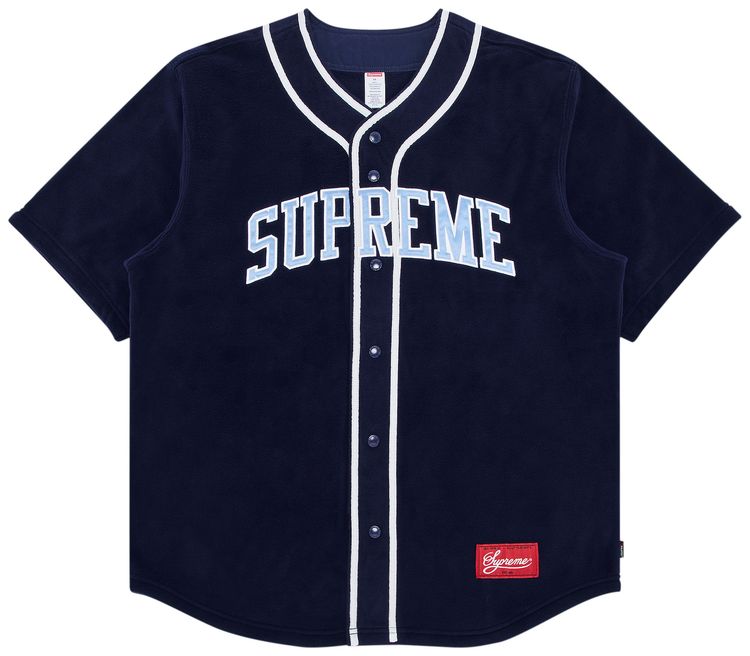 

Джерси Supreme Polartec Baseball Jersey 'Navy', синий