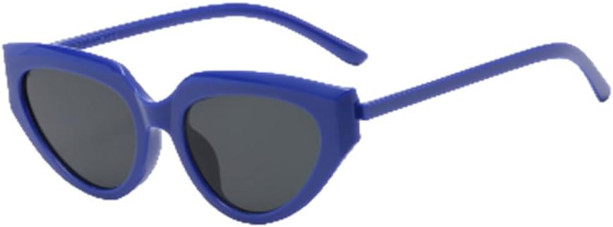 

Модные солнцезащитные очки треугольной формы «кошачий глаз» для женщин, маленькая оправа, стильные ретро-очки для мужчин, защита от ультрафиолета UV400 TYUVIVO, Blue Gray