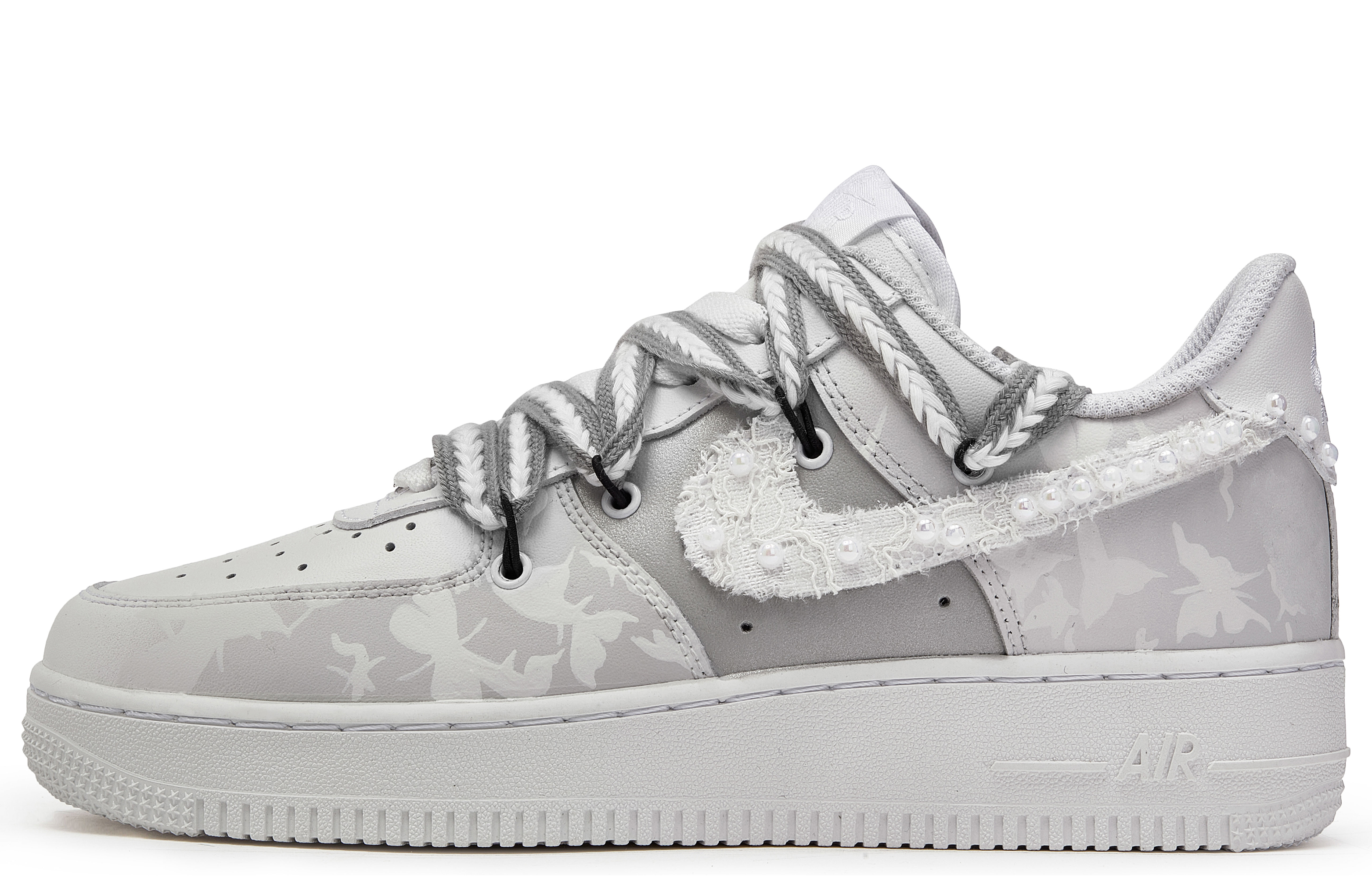 

Мужские кроссовки для скейтбординга Nike Air Force 1, Light Gray