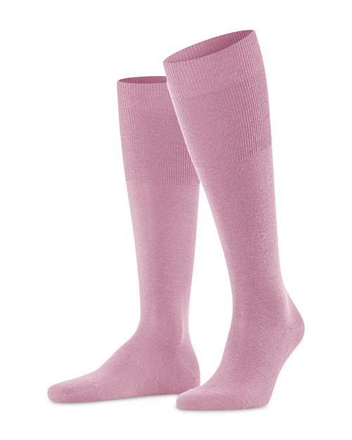 

Носки до колена из смеси шерсти мериноса Airport Falke, цвет Pink