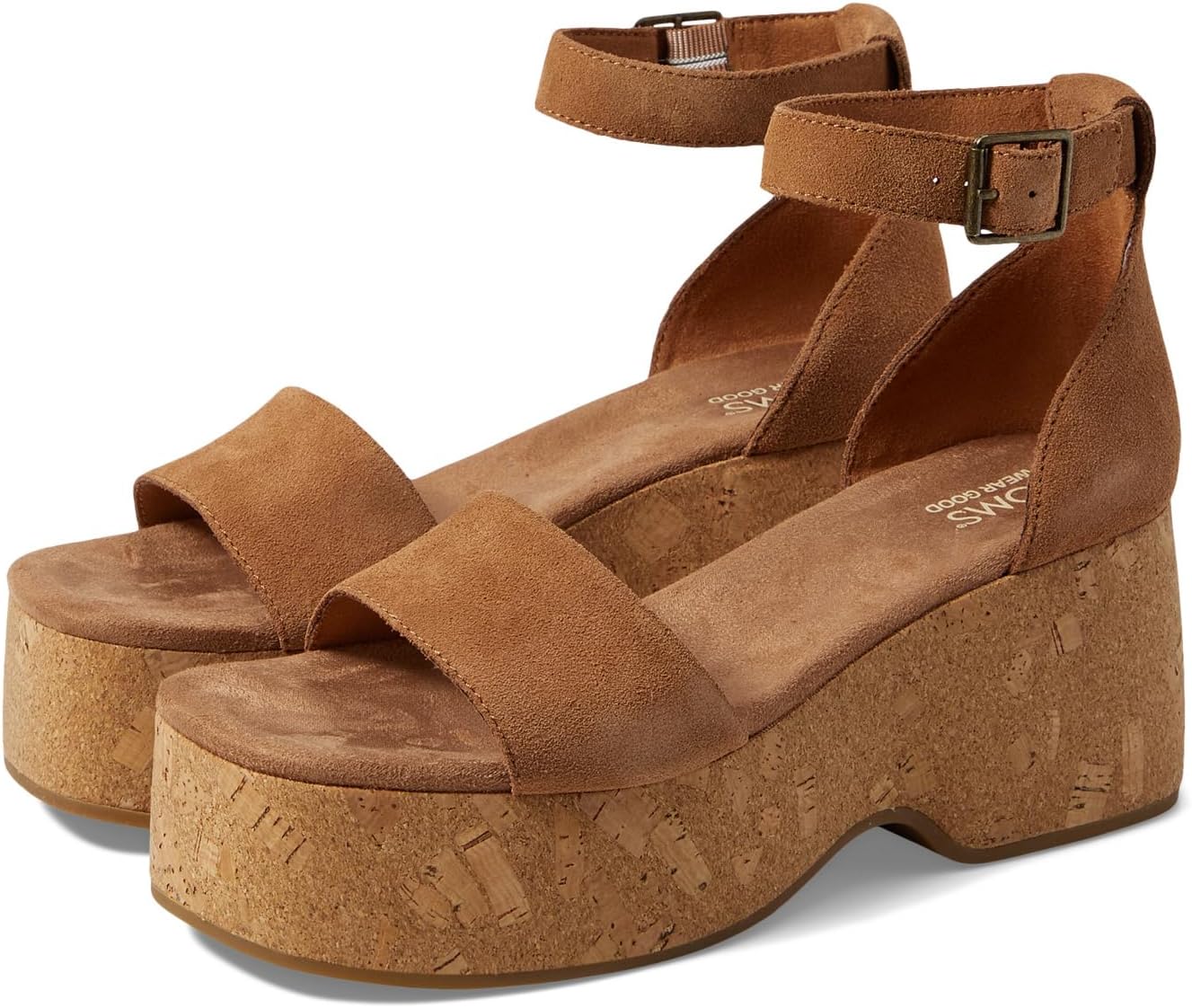 

Сандалии TOMS Laila, цвет Tan Suede