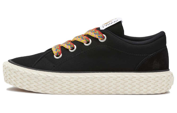 

Lanvin Низкие вулканизированные кеды черного цвета