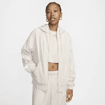 

Куртка Nike Sportswear Classic Wovens, цвет Light Orewood Brown/White