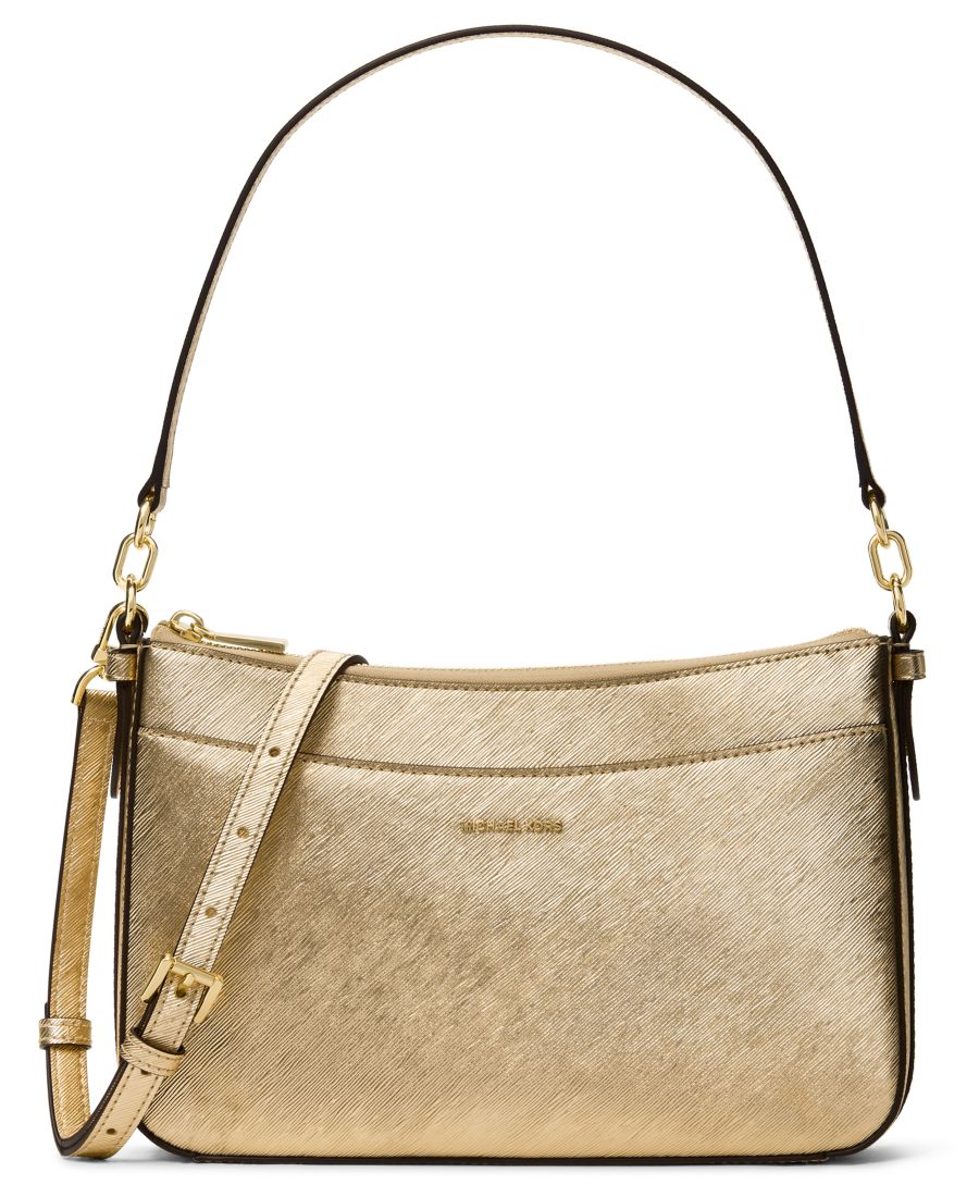 

Сумка через плечо Michael Kors Jet Set Top Zip Pouchette Michael Kors, Pale Gold